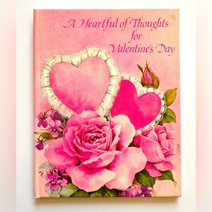 Vintage Hallmark Valentines Book - A Heartful of Thoughts on Valentines Day